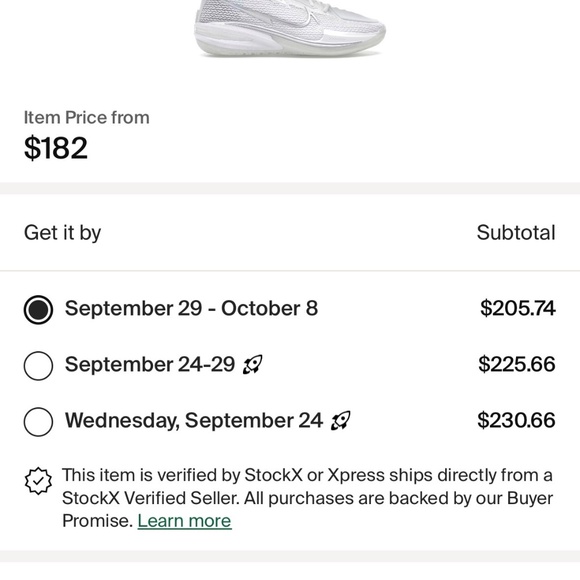 Nike GT Cut 1 All white Size 7.5 - Picture 5 of 6